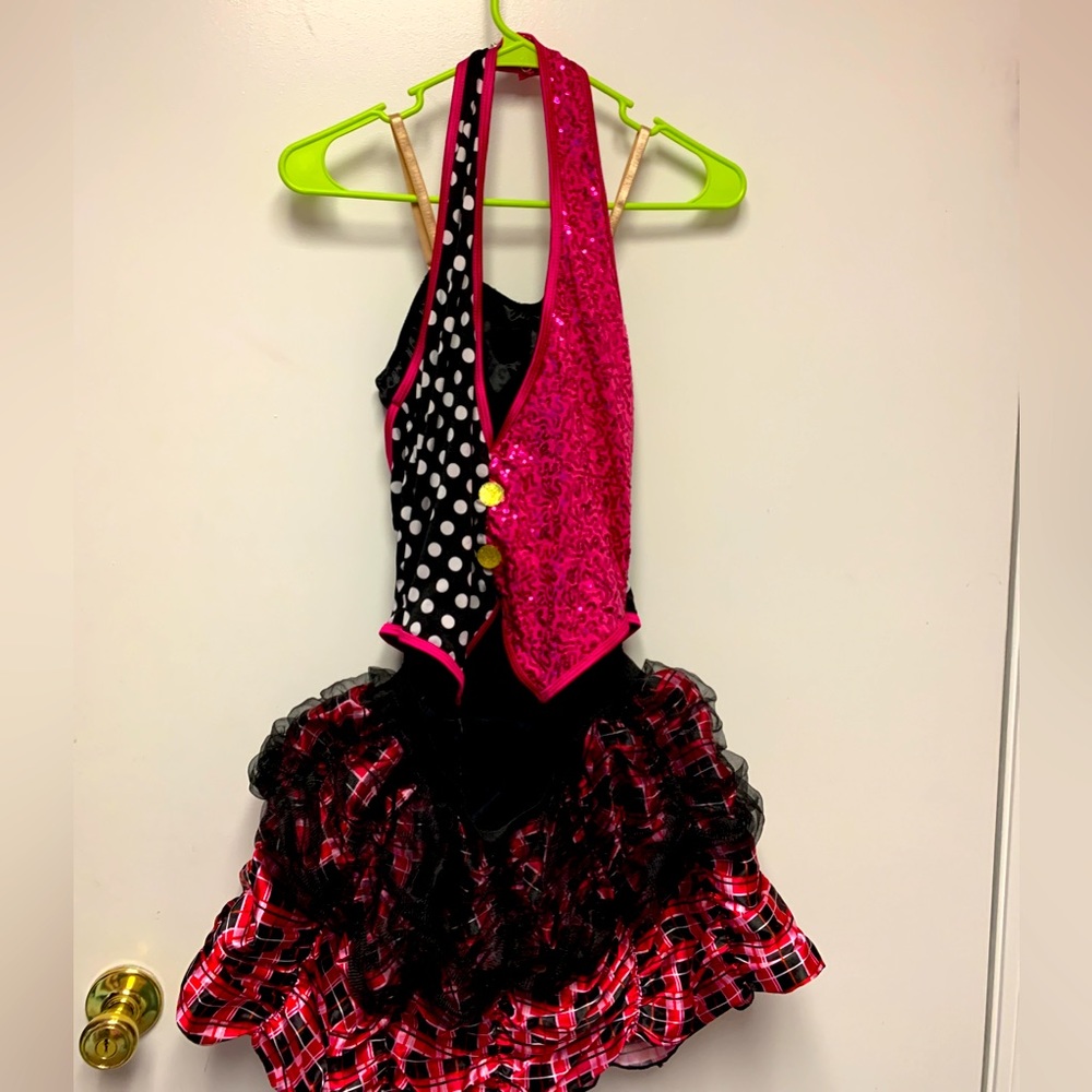 New, never worn dance costume! Large Adult…includes headpiece!